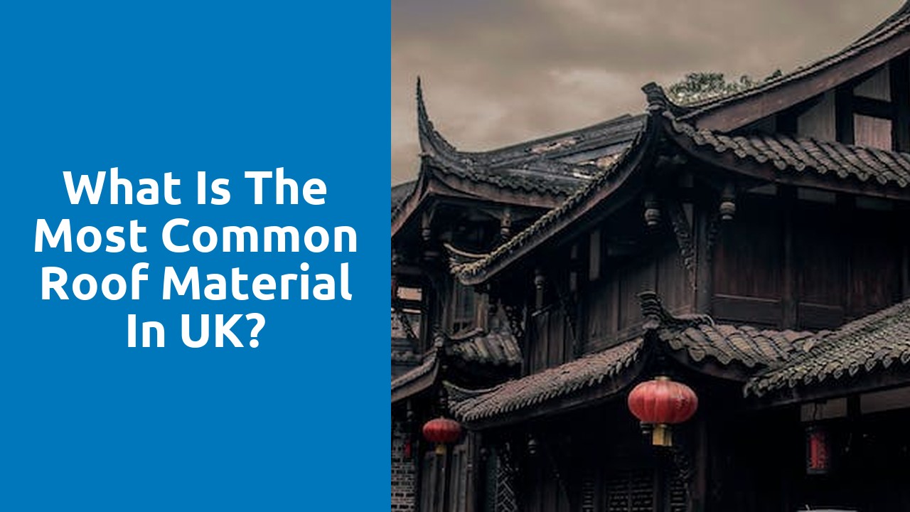 What is the most common roof material in UK?